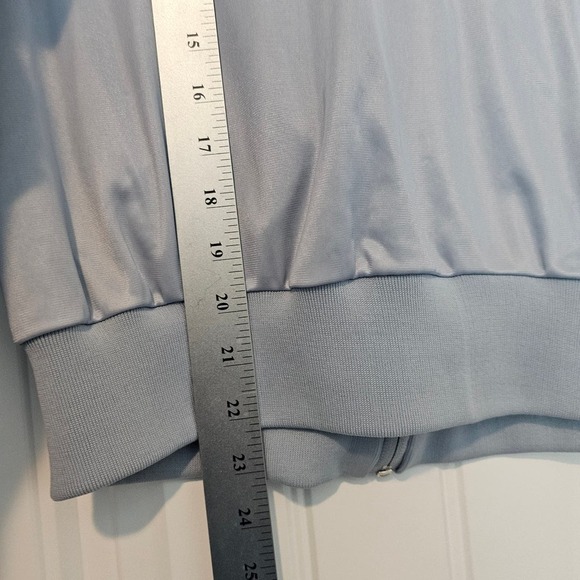 Vintage 80's Nike Track Jacket Womens Size Large Grey Red Full Zip Up Retro - Picture 8 of 10